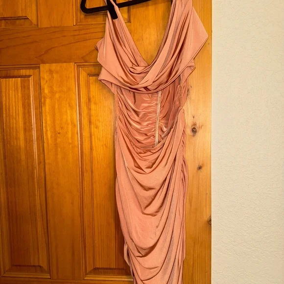 Blue Blush Orange Dress - Picture 3 of 5